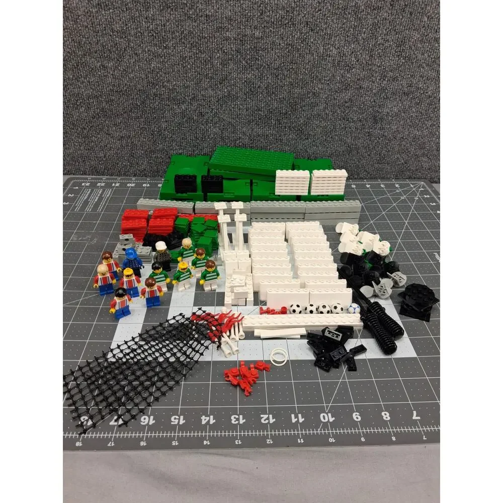 Lego 3409 Championship Challenge Soccer Complete Box Manual All Pieces Parts